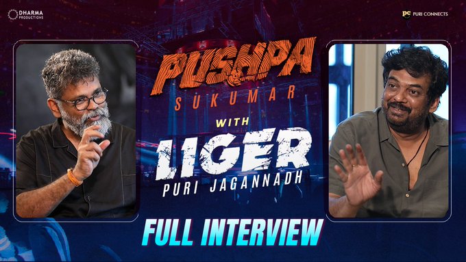 CinemaUpdates7's tweet photo. #PUSHPAwithLIGER ❤️‍🔥

Here’s an exclusive conversation brewed btw the two cult storytellers🔥

@aryasukku &amp; @purijagan 🤩

Watch Here!
- https://t.co/EoZTbo2JJE

@TheDeverakonda #VijayDeverakonda
 #LIGER #UnstoppableLIGER https://t.co/q3Nx9ZSVcj