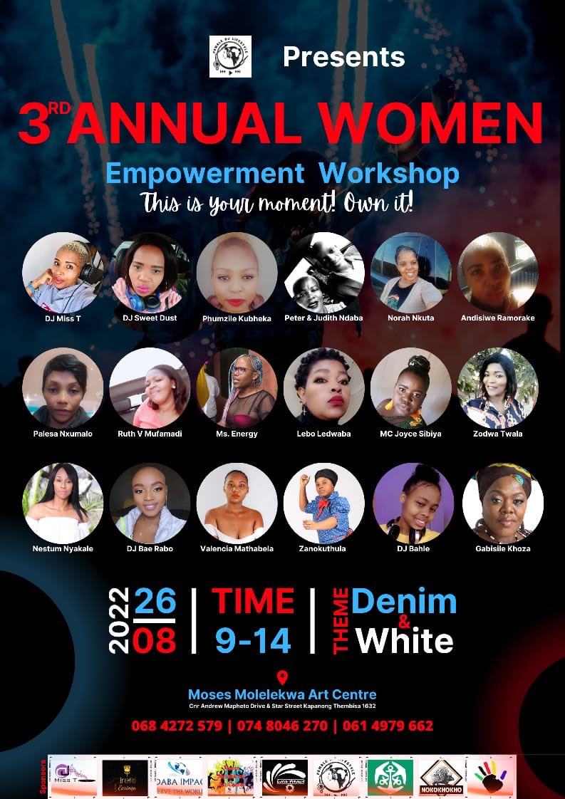 kwaitodiva's tweet photo. #3rdAnnualWomenEmpowermentWorkshop
Did I mention that “Madam G”
@Gabisile Khoza will be joining us 👸 😍🥰
Don’t forget our Theme 
“Demin &amp; White”
Moses Molelekwa Arts Foundation
26 August 2022
09h00-14h00
#FemaleDJsLifeStyle
#FemaleDJsCare https://t.co/H3hBPU7kkU