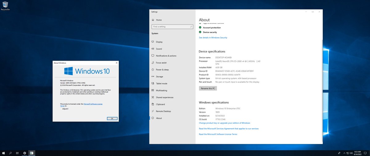 rgadguard_news's tweet photo. Windows 10 Enterprise 2019 LTSC with #PreviewUpdate [17763.3346] AIO (x86-x64) by adguard (v22.08.24) [Multi38]
https://t.co/bmCvMlLcne https://t.co/3fdHp0vJ84