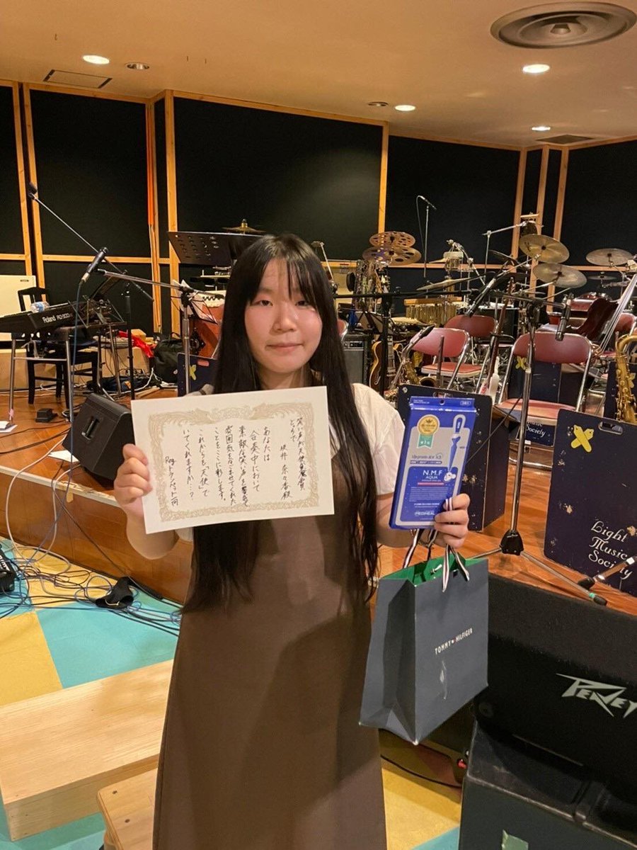 nanakasakai's tweet photo. #山野 #YBBJC ごく個人的な『奨励賞』☺️
#KLMS #長野 #合宿 #ジャズ #学生 #ビッグバンド
#THE53rdYAMANOBIGBANDJAZZCONTEST https://t.co/mhqZ2XbH3i