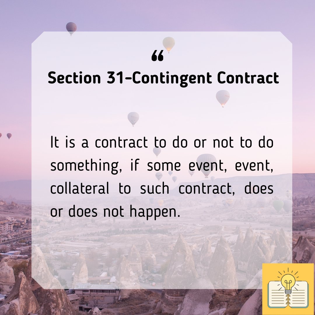 GyaanzCom's tweet photo. What is Contingent Contract?
Follow @GyaanzCom 
#LLB #llm #judiciary #AIBE #Gyaanz #Contract #Law
#legal #Legalaffairs #clat https://t.co/IhCE1fCFPF