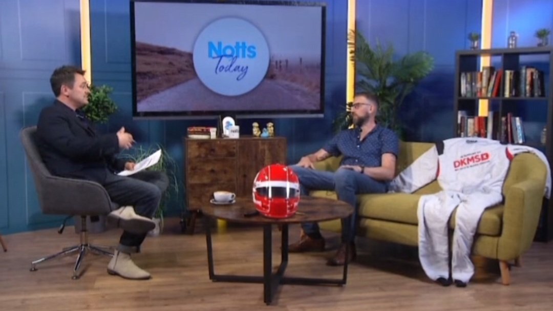 d_edwardsracing's tweet photo. A big thank you to @AlBooth for having me on the show and spreading the word of @DKMS_uk and highlighting the @ka_enduro @starbeeston #swabtember events #bloodcancer #stemcell the interview is available on @Notts_TV https://t.co/tlnaqgNzpk https://t.co/HIY2JDm8NO