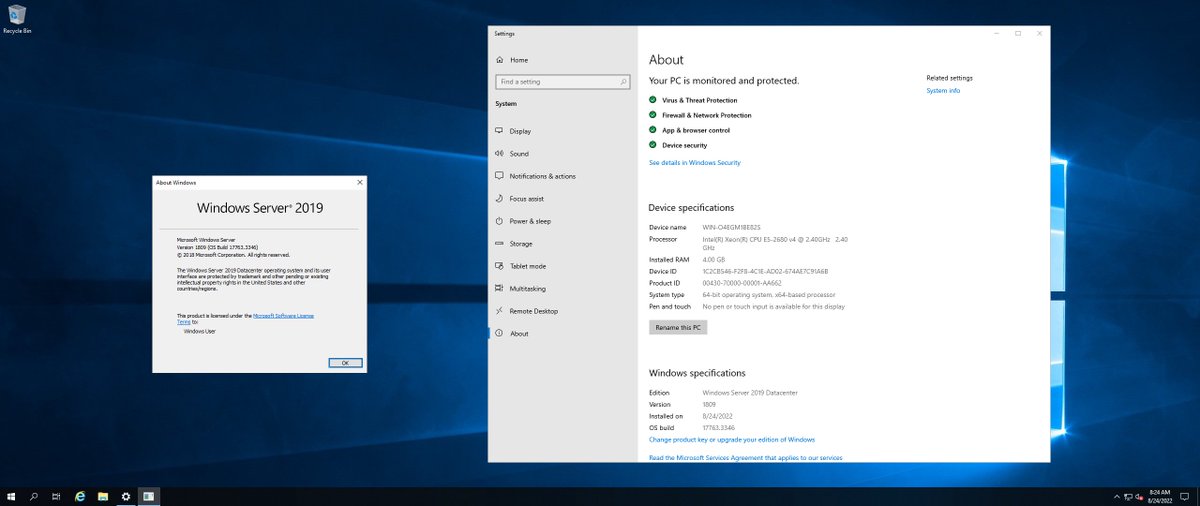 rgadguard_news's tweet photo. Windows Server 2019 with #PreviewUpdate [17763.3346] AIO (x64) by adguard (v22.08.24) [Multi18]
https://t.co/oK9nV2AbDo https://t.co/hNHt4w4VoN