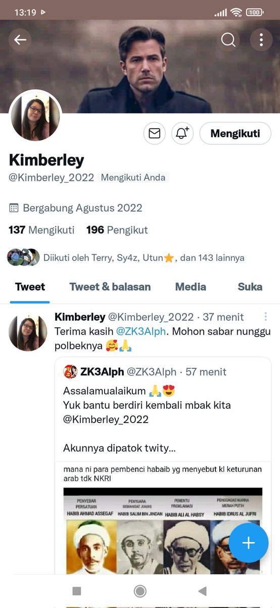 RizkiAsihan's tweet photo. Follow lagi yu,
Akun lamanya kena semprit
💪

      👇
@Kimberley_2022 https://t.co/BvQEHy8vht