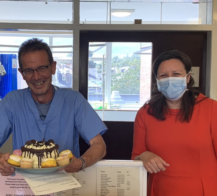 As we said goodbye in <a href="/SDECwgh/">SDEC (Same Day Emergency Care) WGH</a>  yesterday to our clinical lead Dr Chris Evans, we say a big hello today to our new clinical lead Dr Rachel Sutherland <a href="/drrachelknight/">Dr Rachel Sutherland</a> <a href="/WghLothian/">WGH Connect</a>