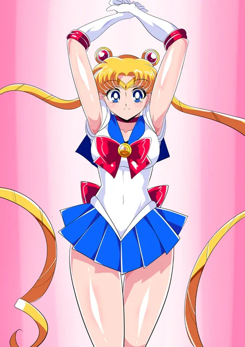 ああ!ダメだよセーラームーン!そんなはしたない腋見せポーズ! 