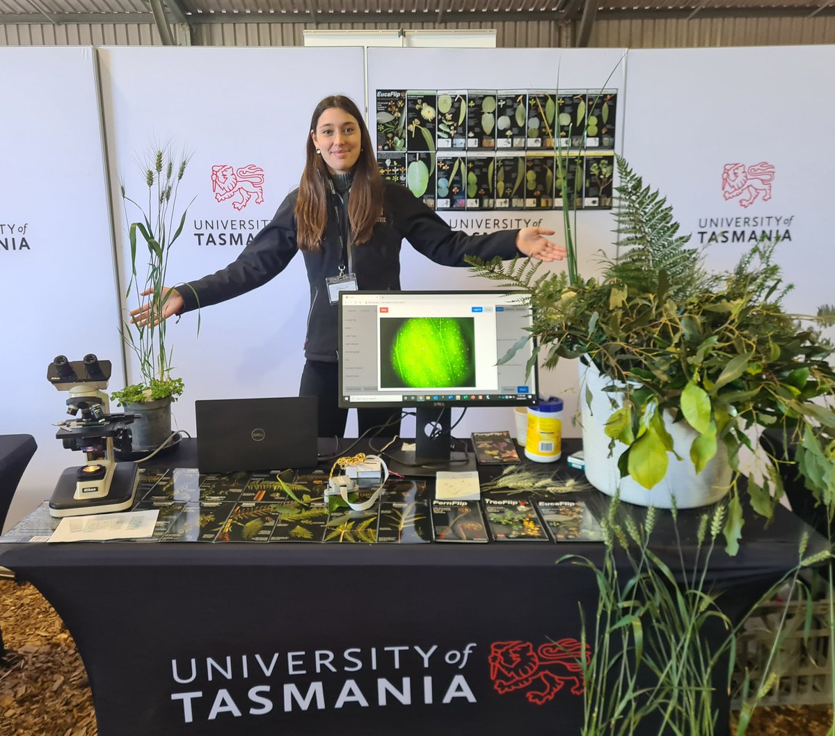 Beatrice Harrison Day (@botanistbea) on Twitter photo Representing <a href="/UTAS_/">University of Tasmania</a> plant science at agfest. Come and learn about some plant physiology. <a href="/CoEPlantSuccess/">ARC Centre of Excellence for Plant Success</a> <a href="/Brodribb_Lab/">Brodribb Lab</a> Representing <a href="/UTAS_/">University of Tasmania</a> plant science at agfest. Come and learn about some plant physiology. <a href="/CoEPlantSuccess/">ARC Centre of Excellence for Plant Success</a> <a href="/Brodribb_Lab/">Brodribb Lab</a>