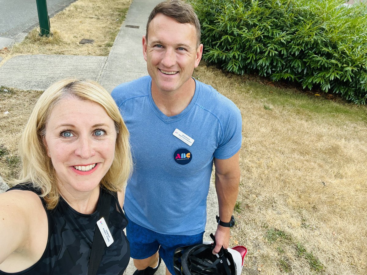 sarahkirby_yung's tweet photo. Ain’t no stopping us. We’re on the move. Hitting the doors.🚪✊ @Vote4ABC October 15th. #vanelxn2022 #vanpoli https://t.co/DSiSObwiPg