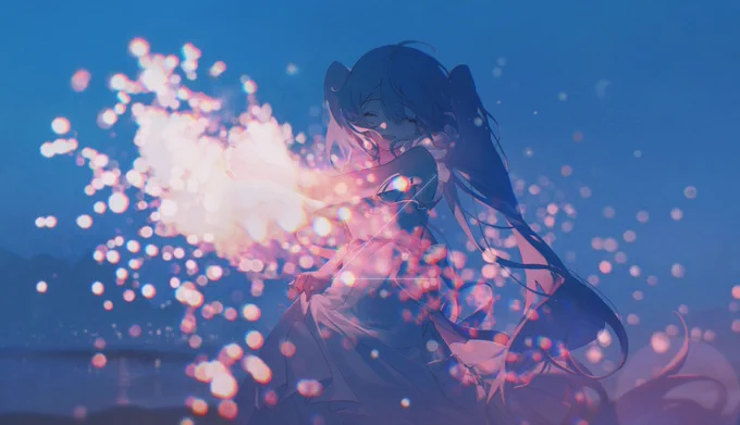 Day15 死ぬにはいい日だった #VOCALOID #初音ミク #女の子 #picon #初音未来  