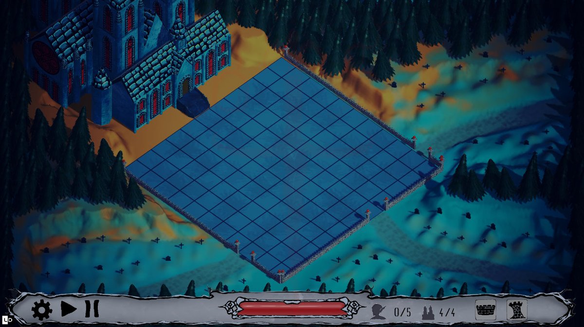 LightDarkGames's tweet photo. Defend your castle from foes and conquer the day. Make sure no enemies dare disturb your daily slumber. Final day design.
#IndieGameDev #TowerDefence

Credit to the artists in the comments below. https://t.co/ItZSGAPLxJ