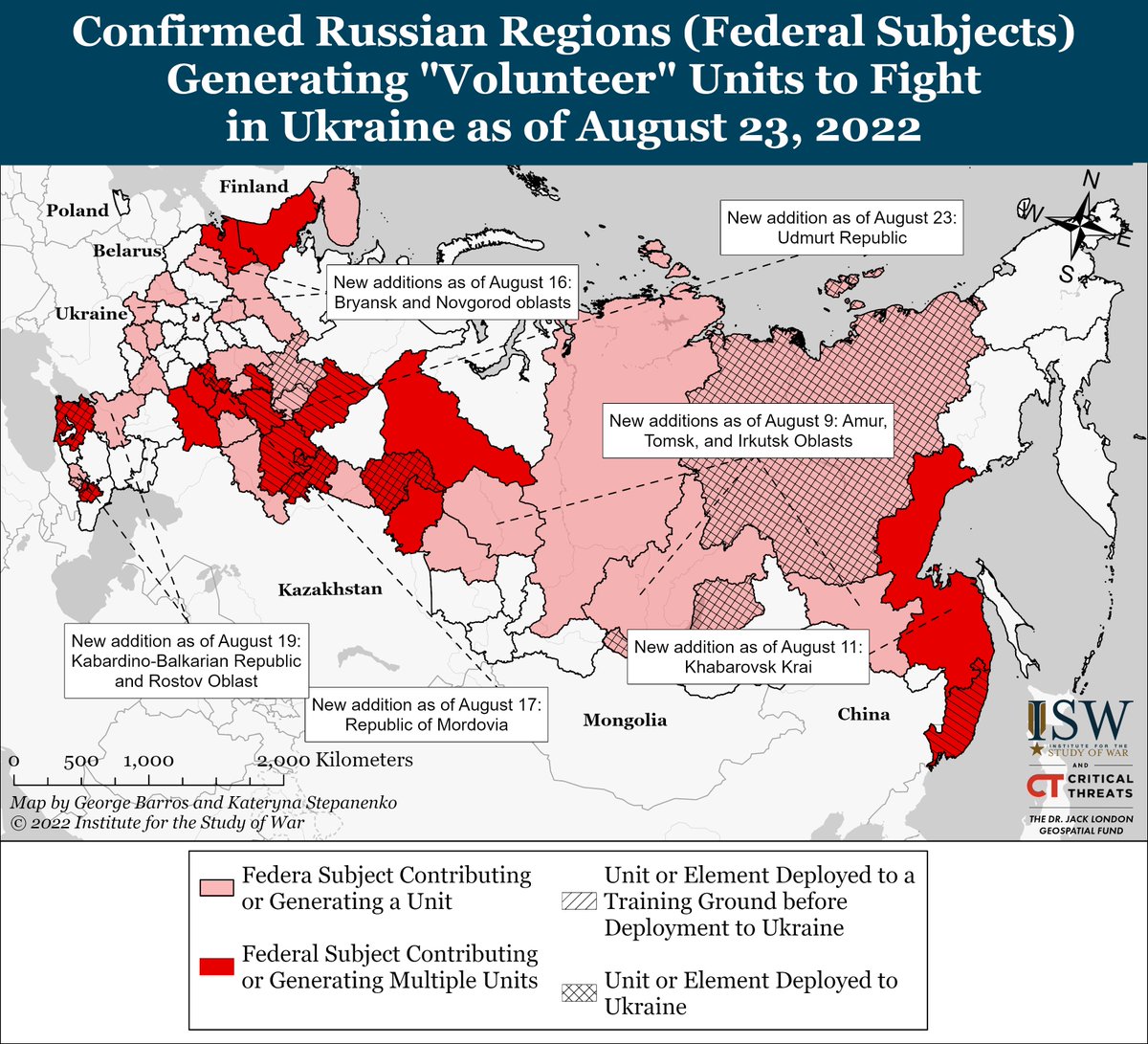 Stayco63's tweet photo. #Russian Mobilization and Force Generation Update:

Russian federal subjects are forming specialized military units with likely volunteers without prior military experience.
https://t.co/9hhENwXkSD https://t.co/9FoFP7Hniz