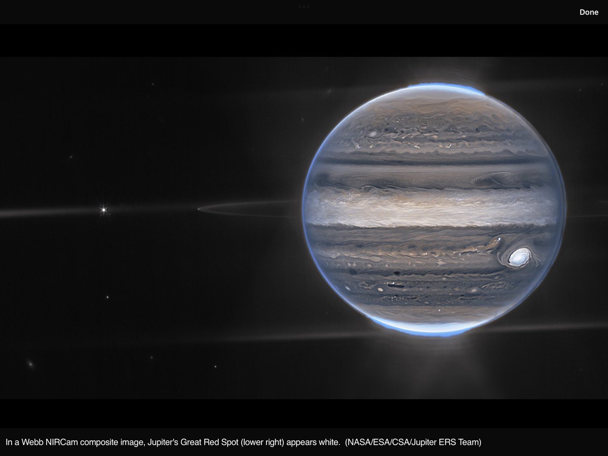 1SwimChick's tweet photo. My tweet for the day
Amazing photo of Jupiter from the new James Webb telescope
#NASA #NASANERD https://t.co/tkmvvJrPa5