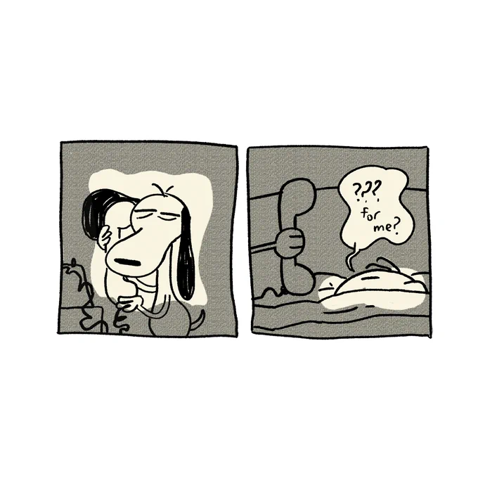 a (teen-age) peanuts comic (2/3) 