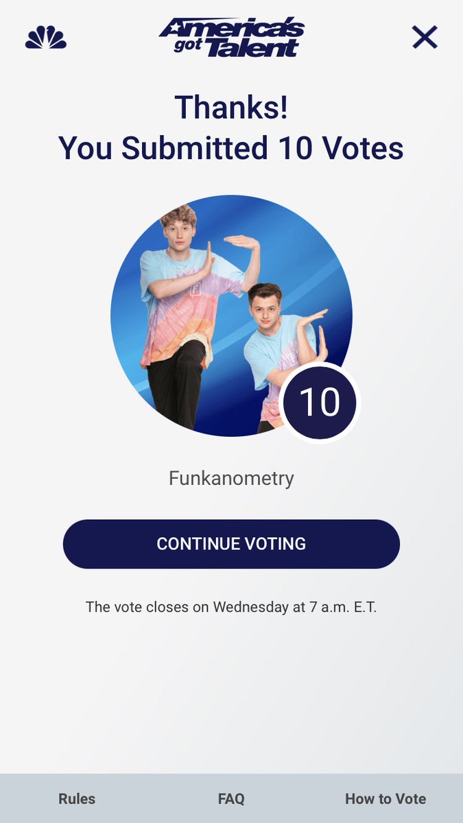 JosephDylanJ's tweet image. Everybody vote for @funkanometry to make it to the finals. #funkanometry #agt @AGT