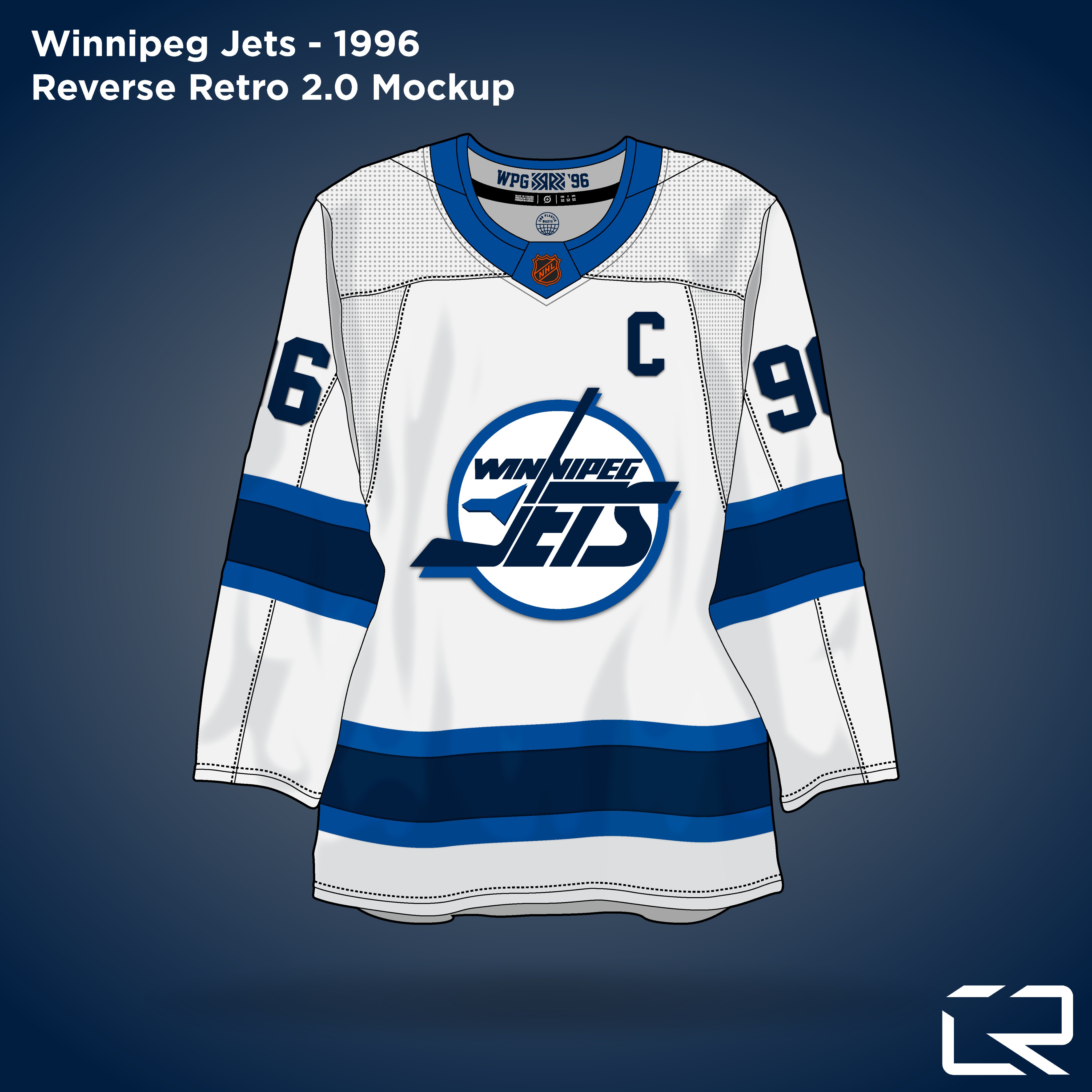 Winnipeg Jets NHL Fanatics Reverse Retro 2.0 Jersey
