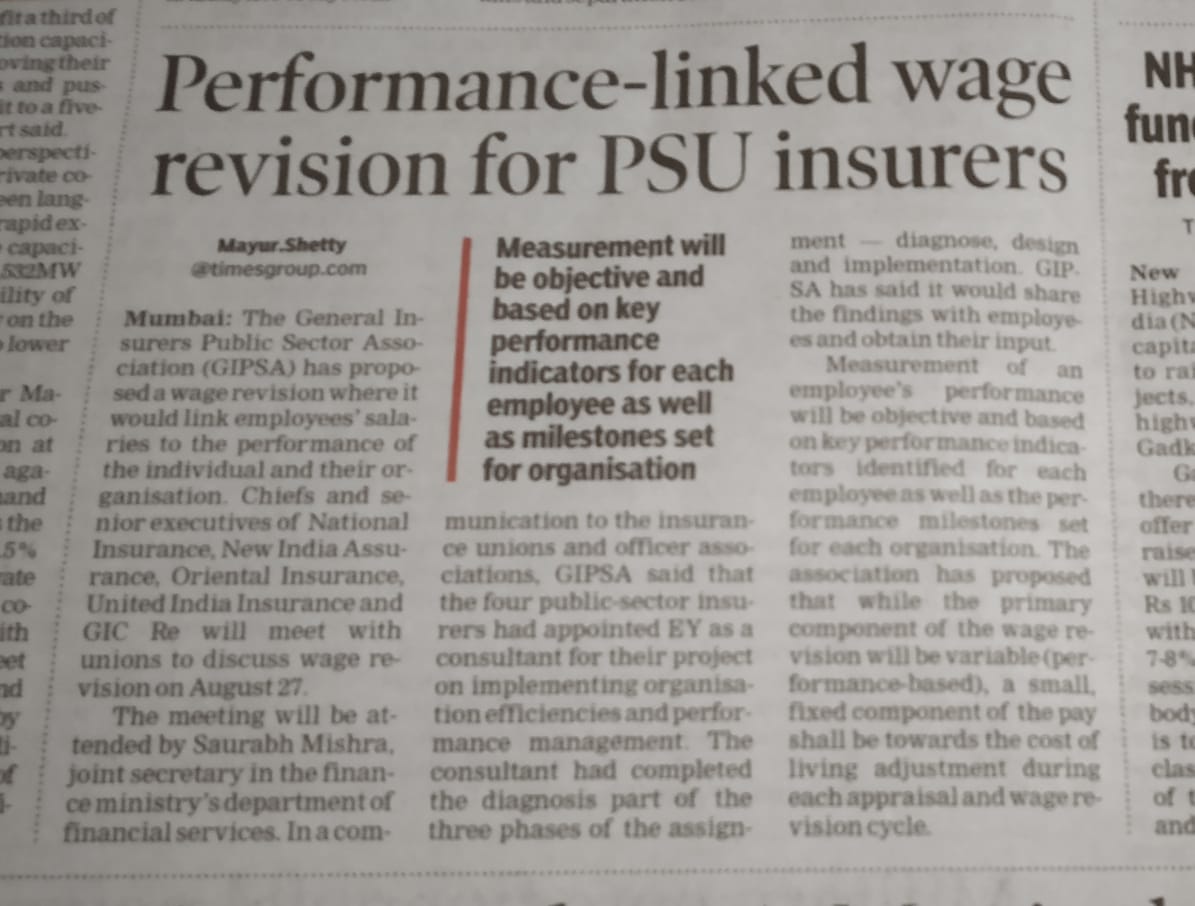 Immediately settle #GIPSAWAGEREVISION at par with LICI which is pending for more than 60 months. <a href="/nsitharamanoffc/">Nirmala Sitharaman Office</a> <a href="/nsitharaman/">Nirmala Sitharaman</a> <a href="/DFS_India/">DFS</a> <a href="/FinMinIndia/">Ministry of Finance</a> <a href="/DrBhagwatKarad/">Dr Bhagwat Kishanrao Karad (मोदी का परिवार)</a> <a href="/ZeeBusiness/">Zee Business</a> <a href="/SitaramYechury/">Sitaram Yechury</a> <a href="/RahulGandhi/">Rahul Gandhi</a> <a href="/salimdotcomrade/">Md Salim</a> <a href="/BikashranjanBh4/">Bikashranjan Bhattacharyya</a> <a href="/mkstalin/">M.K.Stalin - தமிழ்நாட்டை தலைகுனிய விடமாட்டேன்</a> <a href="/anuragshah_/">ANURAG</a> <a href="/BinoyViswam1/">Binoy Viswam</a>