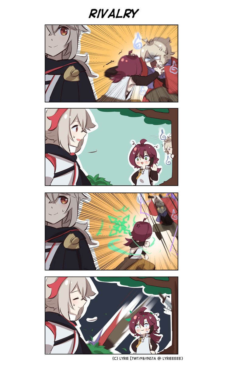 *tomokazu + kazuhei rivalry
my AU where tomo lingers around and haunts heizou out of jealousy over kazuha so only heizou can see tomo (much to both of their dismay)