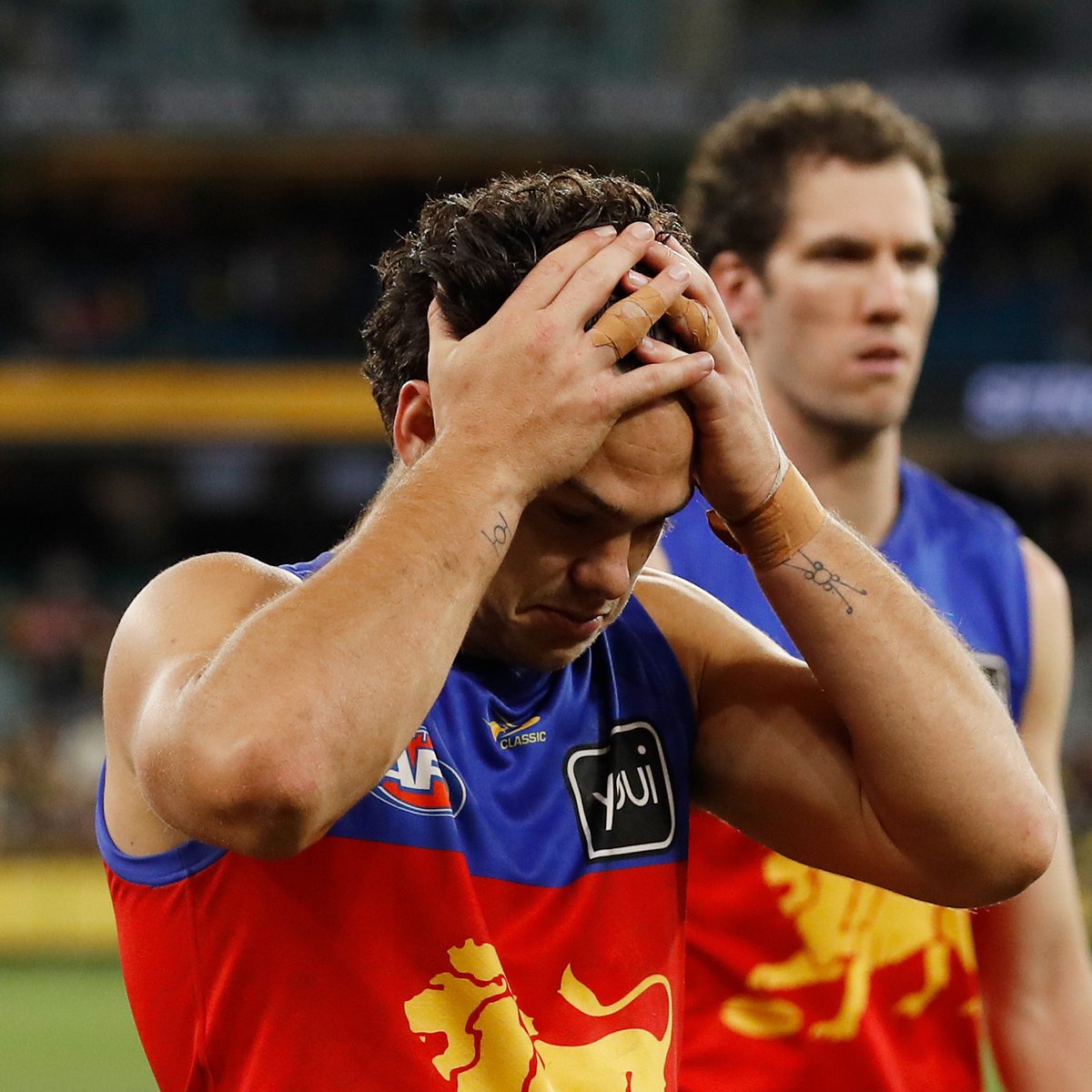 brisbanelions's tweet photo. It pains us to write this one.

The Club won't be appealing Cam's one week suspension following last nights decision 😔 https://t.co/YH0zOY7NvF