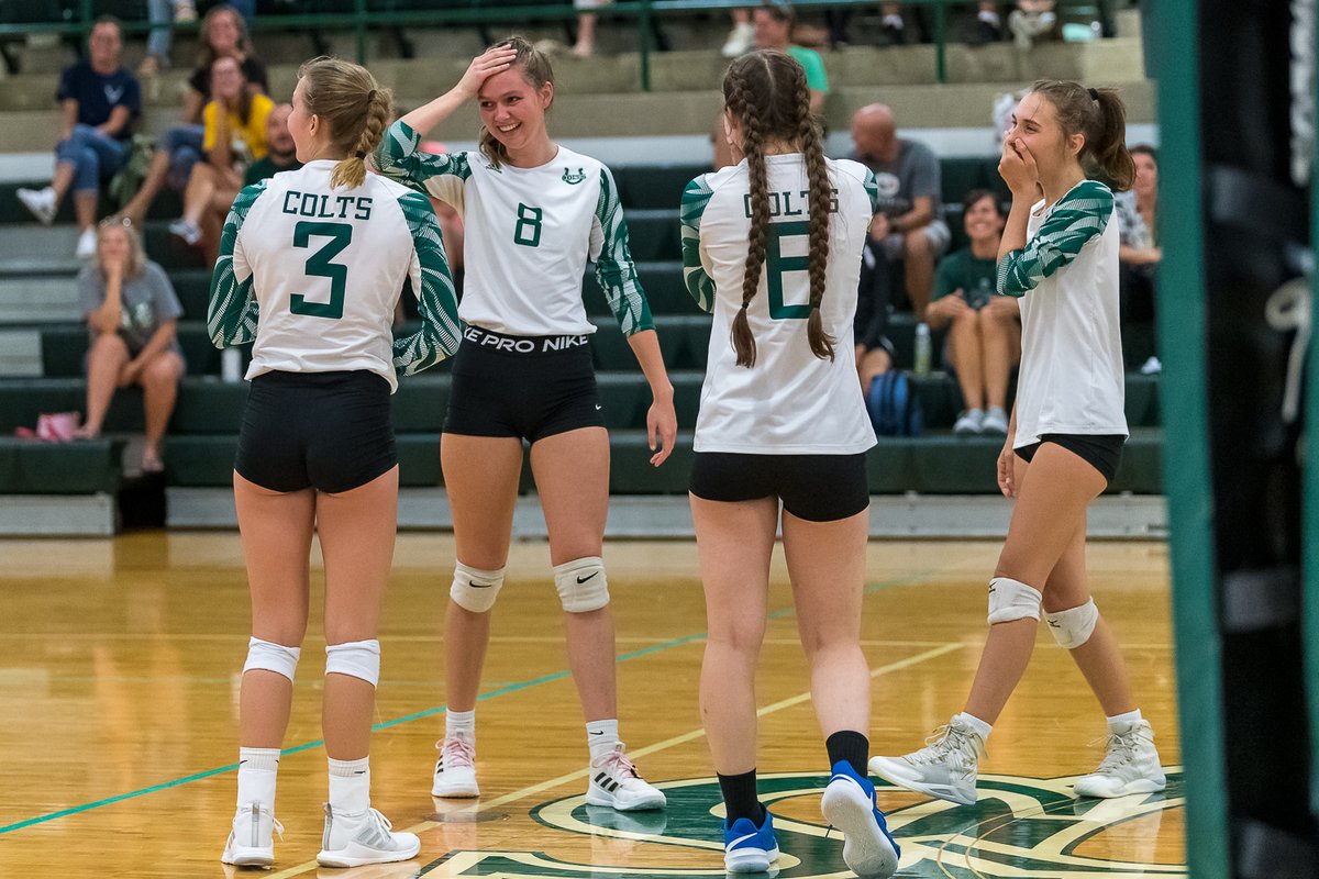 "The Play of the Game" Cloverleaf's <a href="/brownson_paige/">Paige Brownson</a> gets the kill, with her head. Sadly, I missed the shot, but got a little of the subsequent embarrassment. Way to go Paige! <a href="/Cloverleaf_HSVB/">Cloverleaf Volleyball</a>