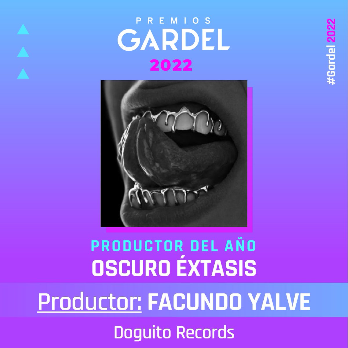 PoneleShow's tweet photo. #PremiosGardelEnStarPlus productor del año #FacundoYalve #OscuroExtasis #Wos https://t.co/gxfpRLCcSP