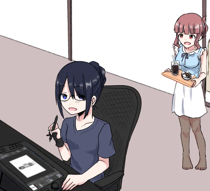 うちの子 ひーよる適度に休憩を 