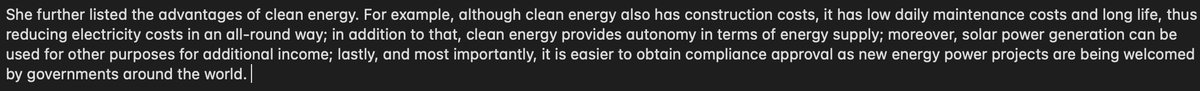 RCluster4's tweet photo. 1/3She further listed the advantages of clean energy. For example, although clean energy also has construction costs, it has low daily maintenance costs and long life, thus reducing electricity costs in an all-round way; https://t.co/RszweZs3qs