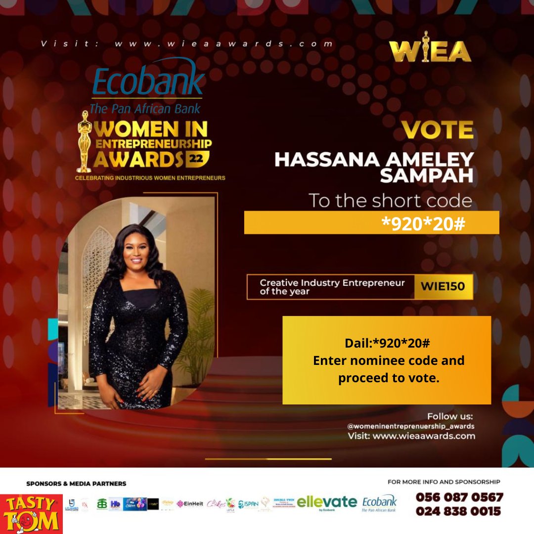 QueenShuki's tweet photo. I'm nominated in the Women In Entrepreneurship Awards 2022. https://t.co/kqfElGFglX