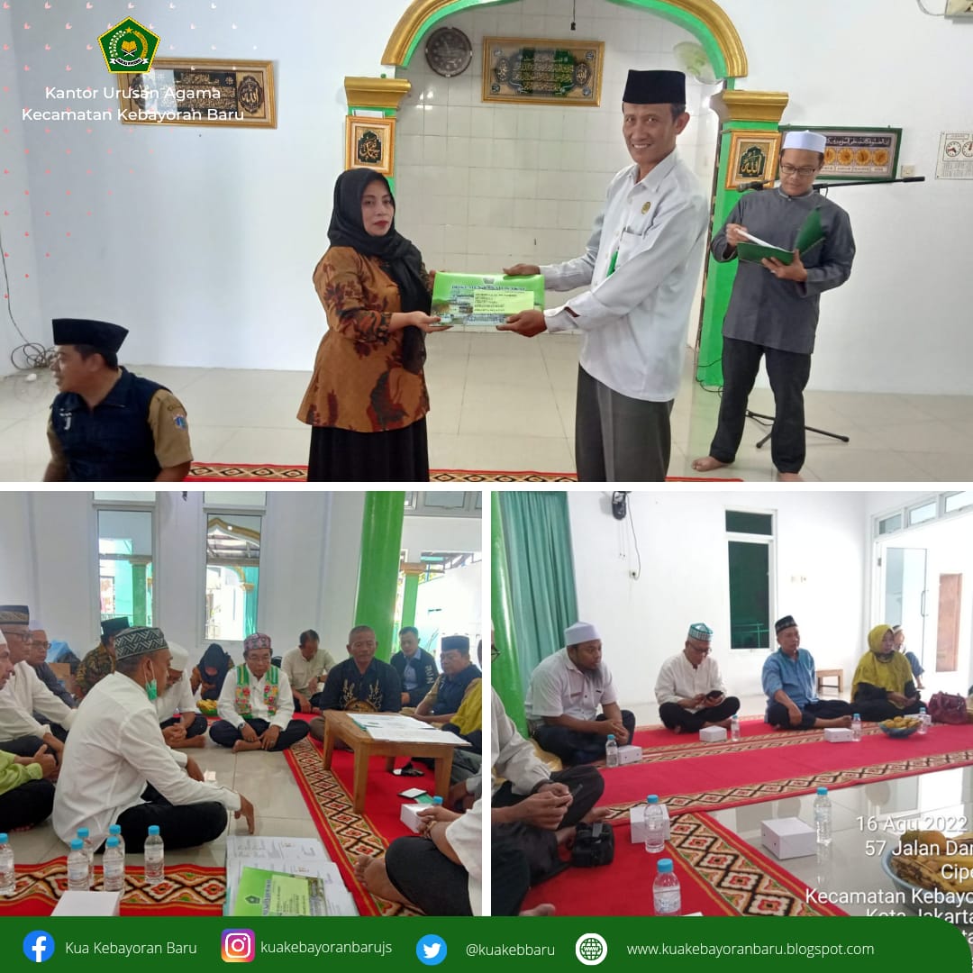 kuakebbaru's tweet photo. Pada hari Selasa, 16 Agustus 2022, telah dilaksanaan Ikrar Wakaf Musholla Al Mujahidin Kelurahan Cipete Utara, Kecamatan Kebayoran Baru, Jakarta Selatan. 

Ikrar wakaf dilaksanakan dihadapan Kepala KUA selaku Pejabat Pembuat Akta Ikrar Wakaf (PPAIW) https://t.co/ZnhvRlm0gM