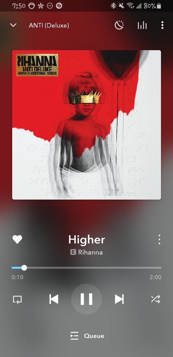 Truly wished Higher by Rihanna was longer 😩 it hits everytime