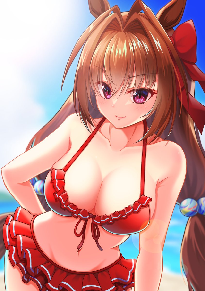 ダイワスカーレット(ウマ娘) 「1.5thおめでとう～#ウマ娘 #ダイワスカーレット 」|アリア@のイラスト