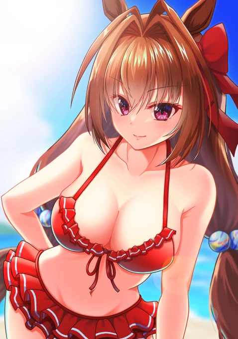 1.5thおめでとう～#ウマ娘 #ダイワスカーレット 
