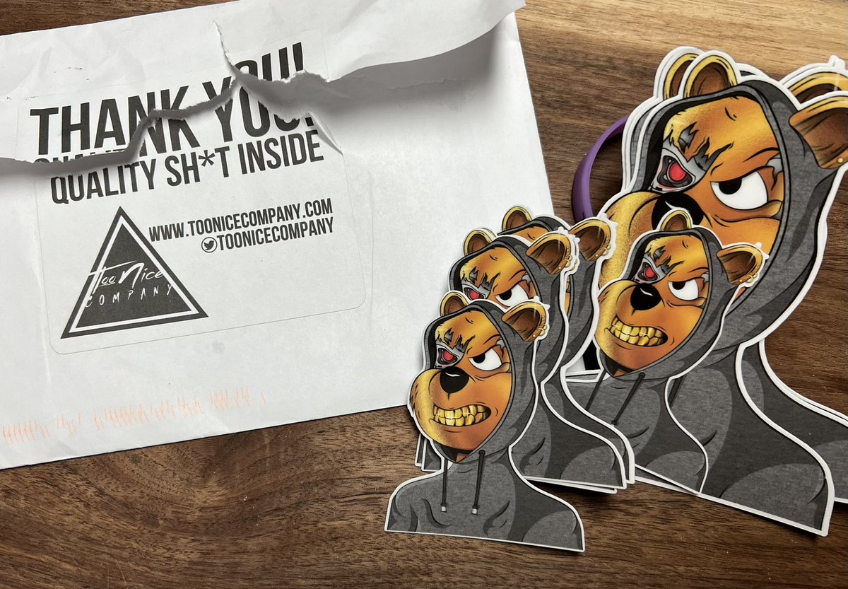 Loving my shiny new PP Stickers from <a href="/toonicecompany/">Too Nice Company</a> Quality Sh*t as advertised on the package. <a href="/ferkjerbiden/">ferkjerbiden🇺🇸</a> <a href="/ShermNft/">ShermNFT</a> @bizzlequokk 

#TribeQuokka 💎
#TribeUp 🌴