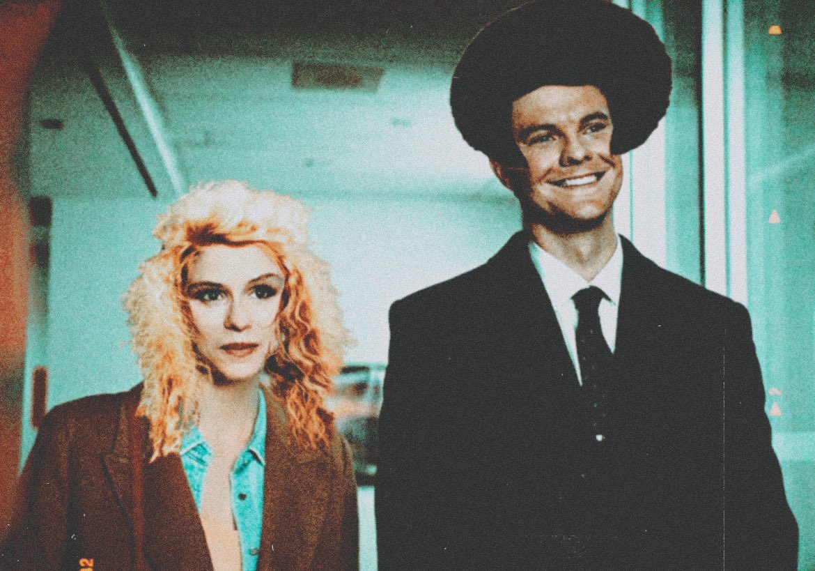 VOUGHTPRIME's tweet photo. Hughie and Annie rocking it in the 80s’ and still being the best couple 🔥🔥
Yeah the hair is not very good but I try my best 😅
Hope you guys loved the fro for Hughie 😂
And imagine The Boys in the 80s 👀
#ErinMoriartyEdit #JackQuaidEdit #TheBoysTV https://t.co/eoc4WeToA4