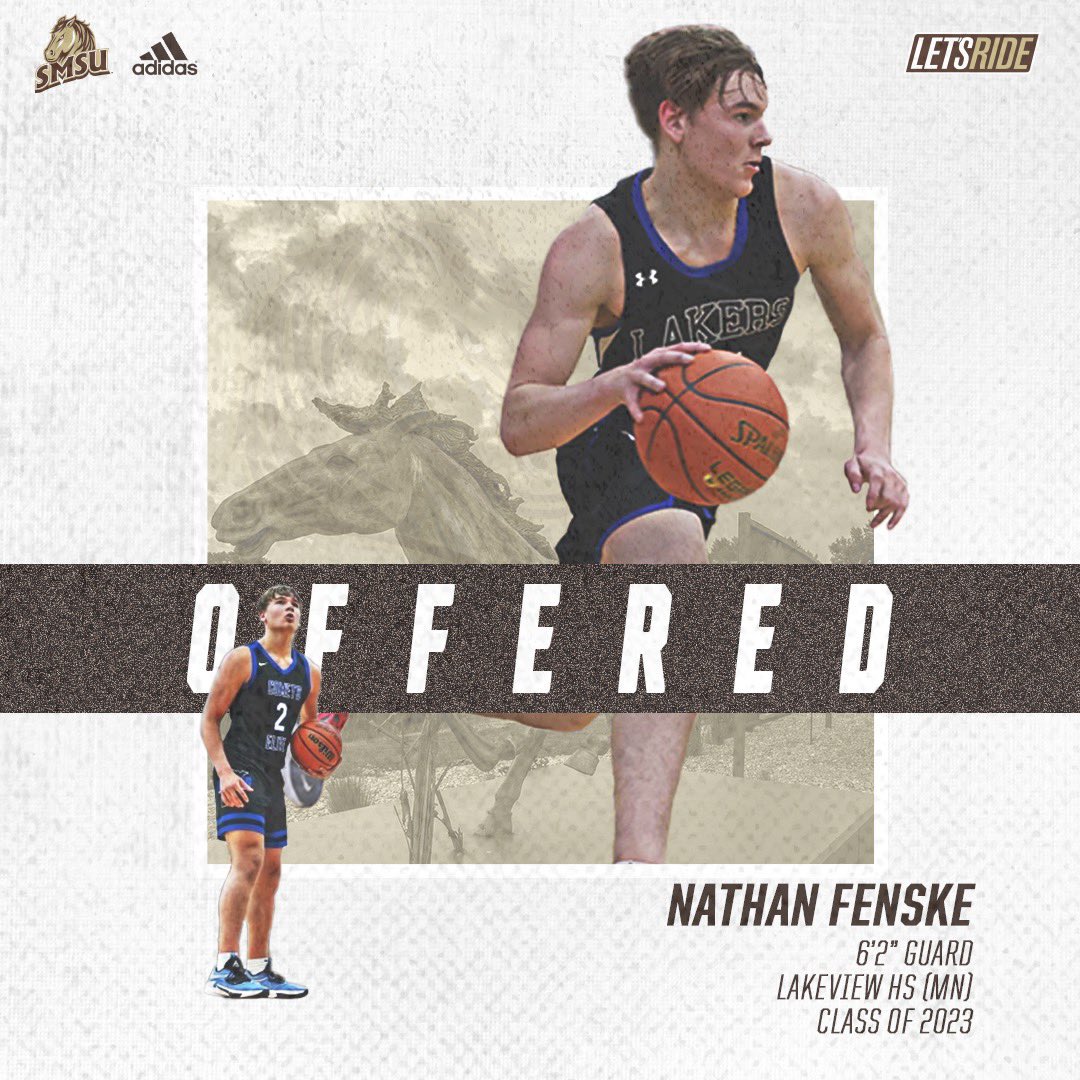 I am thankful and blessed to have received an offer from <a href="/SMSUMustangsMBB/">SMSU Men's Basketball</a>! Thank you to <a href="/CoachBradBigler/">Coach Brad Bigler</a> and @SMSU_CoachSmith and the rest of the staff for the opportunity! <a href="/MNCometsElite/">MN Comets</a> <a href="/CometsLewis/">Christian Lewis</a>