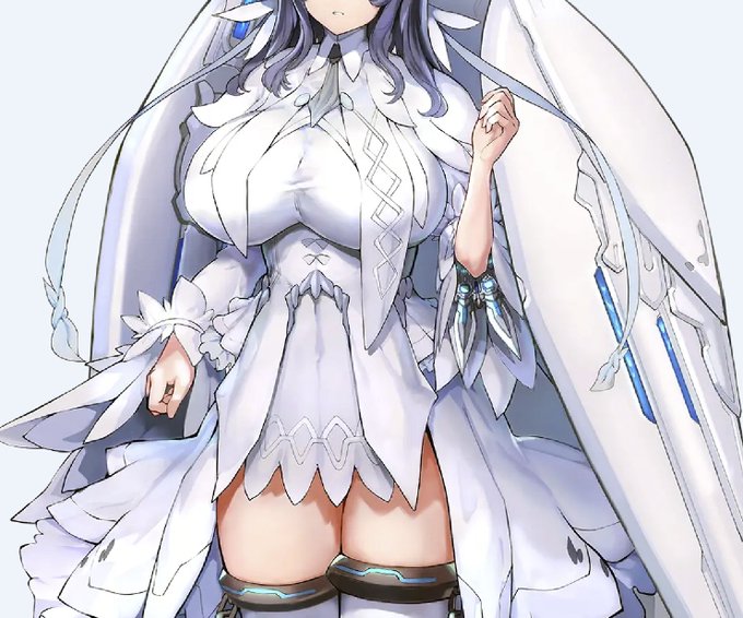 スノーフェザーちゃんとかのいわゆる乳袋な衣装ってどうやって着てるのかとても気になる……。
見た感じ暗器見せてる裏らへん不自然に平らな生地があるから胸押し込んでしまって固定するまでの上部分とドレス部分で分かれてると考えるのが自然なんかな。設定資料集出してくれー…… 