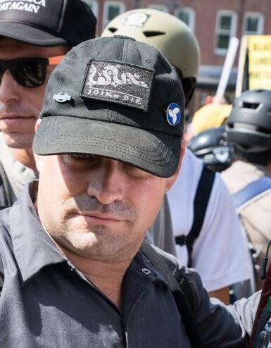 UnmaskUTR's tweet photo. #JoinOrDieUTR has been ID'ed as Neo-Nazi, and NSC member Kevin Cottle who attended Unite The Right https://t.co/xw73m4RGM0