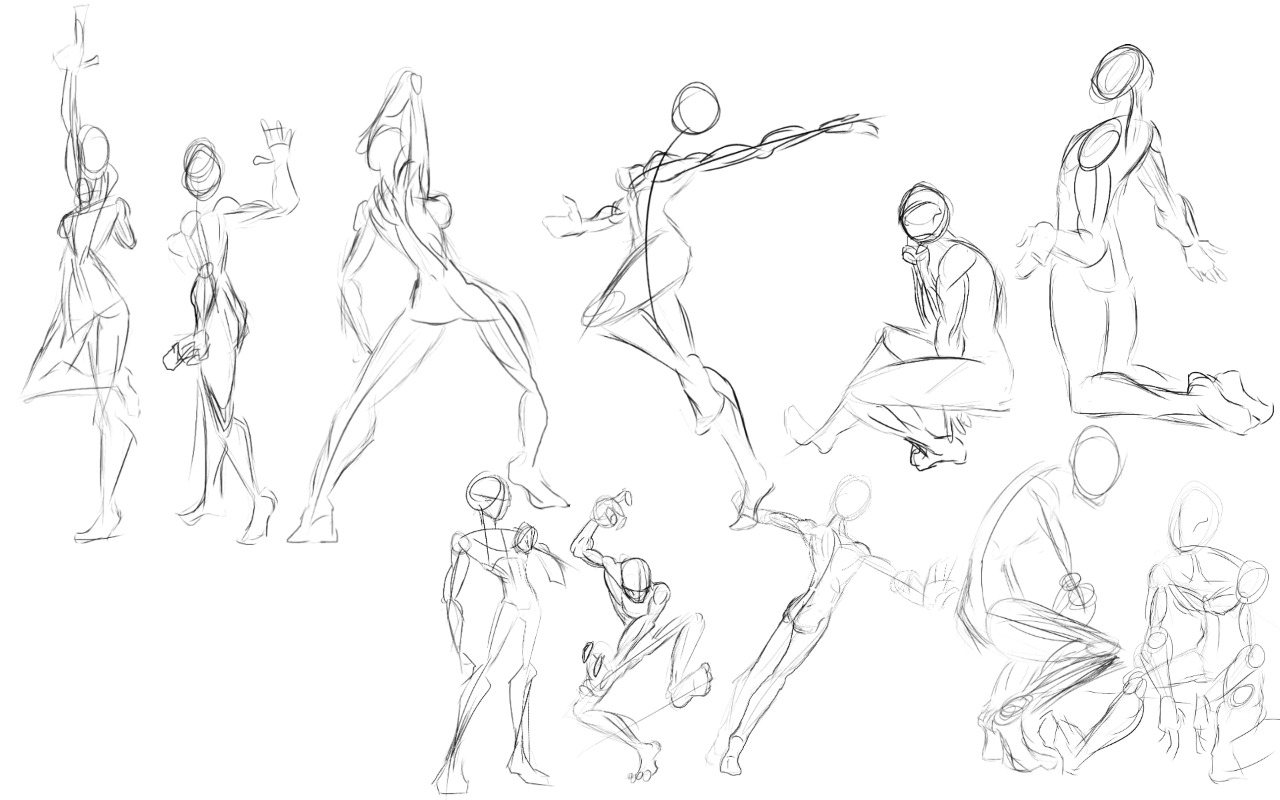 How to Sketch poses of the human body on the computer « Drawing &  Illustration :: WonderHowTo
