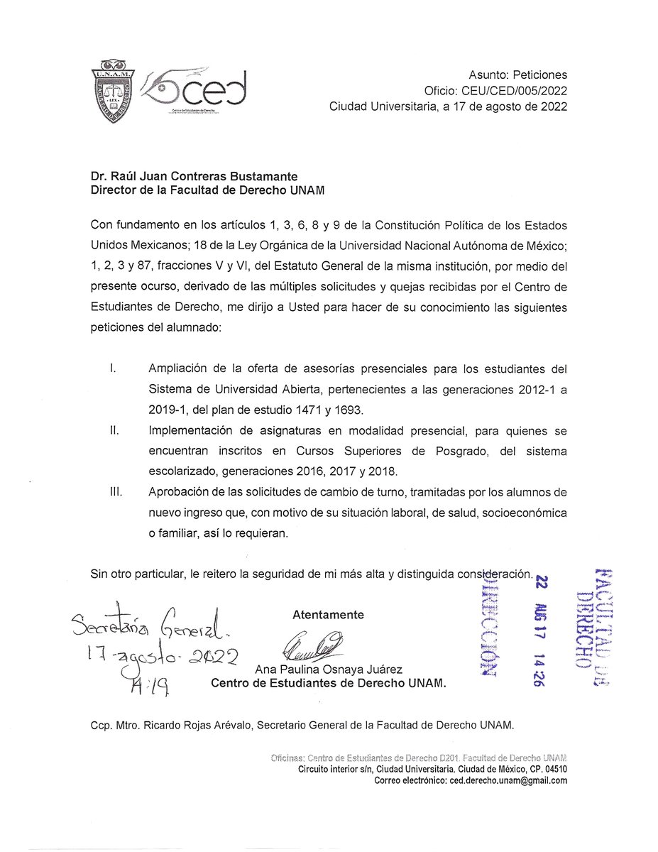 CED UNAM tweet media