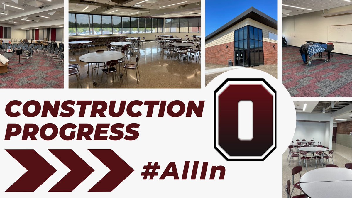OskySchoolsIA's tweet photo. Check out photos of the new band room, renovated choir/orchestra room and new high school cafeteria! #AllIn https://t.co/JnR61PzPYQ