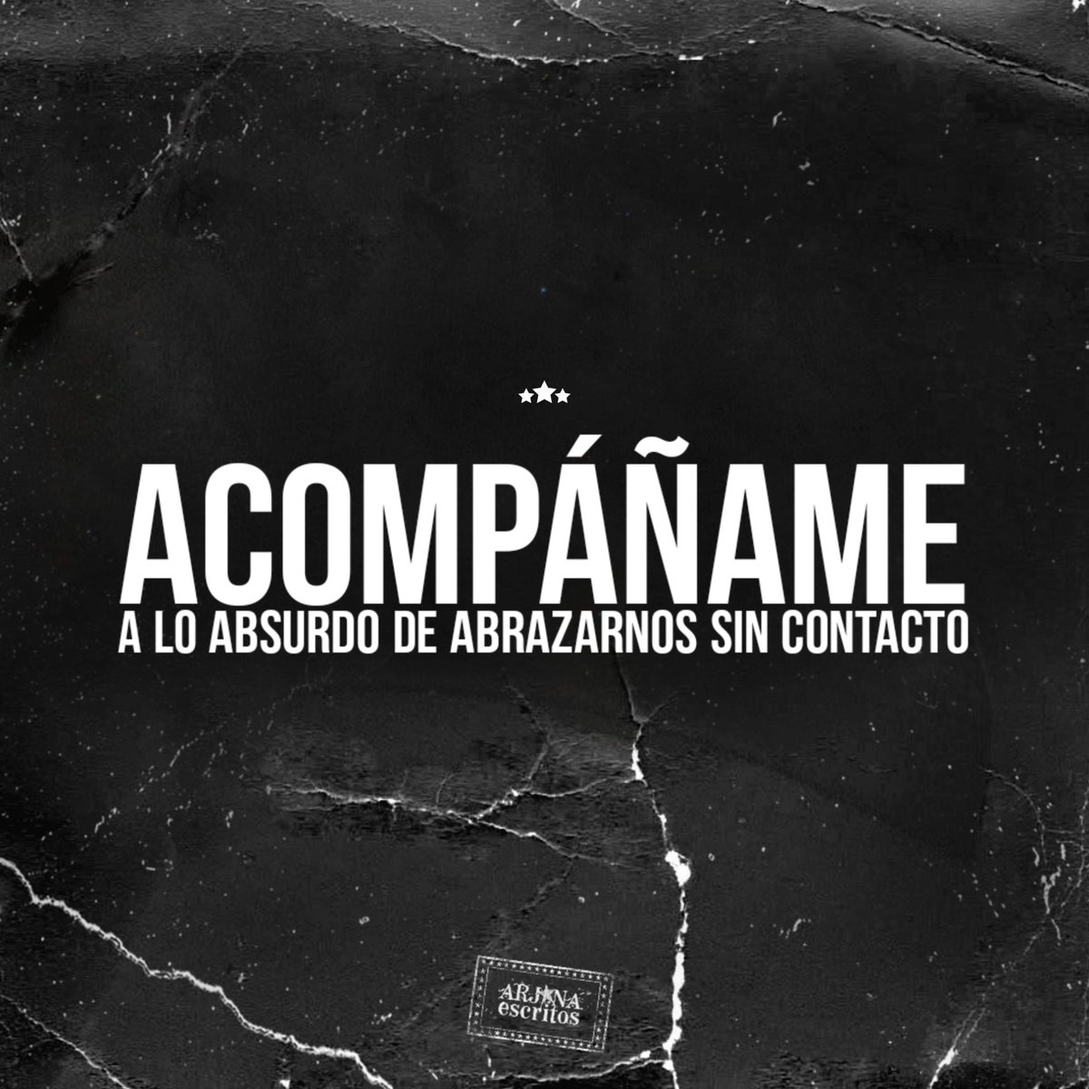 Acompáñame a lo absurdo de abrazarnos sin contacto... <a href="/Ricardo_Arjona/">Ricardo Arjona ®</a> ⋆ ᴀᴄᴏᴍᴘᴀ́ɴ̃ᴀᴍᴇ ᴀ ᴇsᴛᴀʀ sᴏʟᴏ 🎙༄✮⋆
