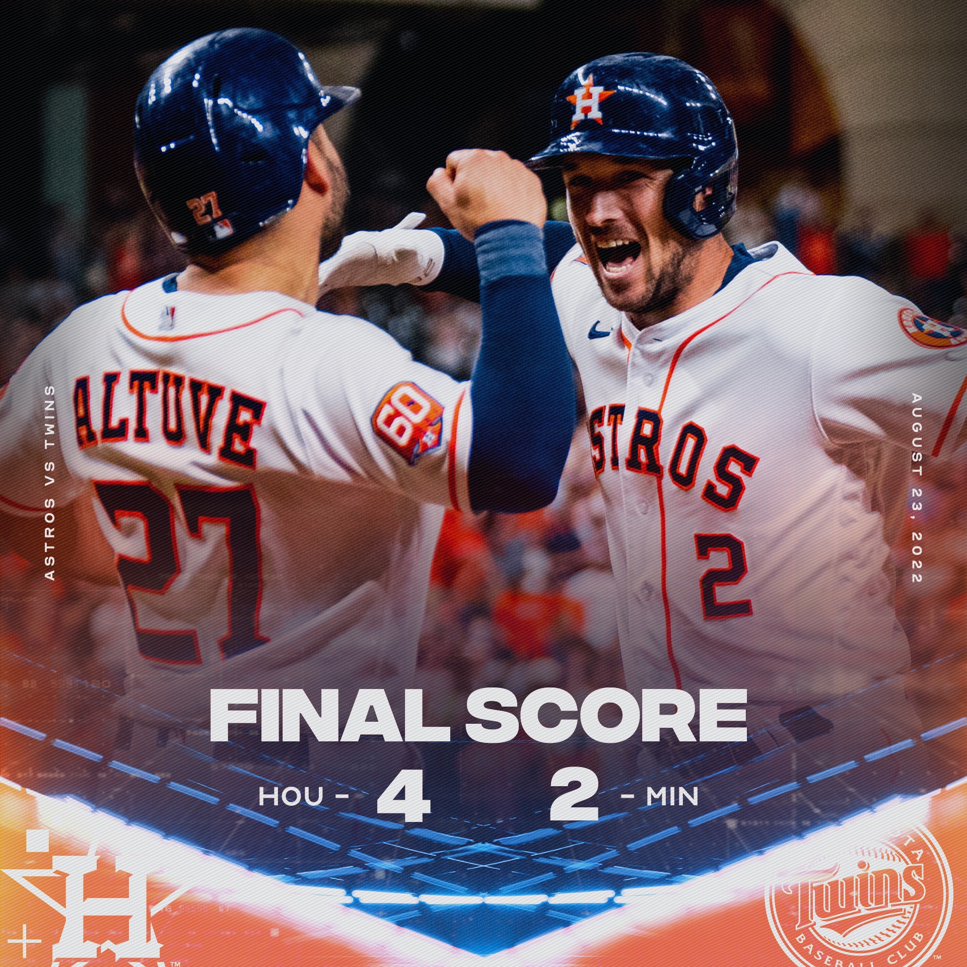 Houston Astros - #Astros x 🍊 x 🍔 for Wallpaper Wednesday.
