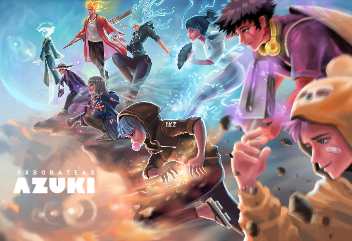 Hello awesome <a href="/AzukiOfficial/">Azuki</a>
community! heres my entry for <a href="/0xbobateas/">Boba Epicure</a> Azuki  art contest 
IKZ! 🔥💗⛩️
 #bobaazuki #AzukiZen #azukiNFT