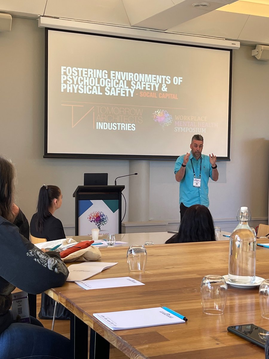 anzmha's tweet photo. Final workshop sessions for #WMHS22 included Tom Bell on 'Fostering Environments of Psychological & Physical Safety', Heather Ikin on 'Aligning Mental Health at Work with Organisational Development Strategies' and Renee Boyle on 'Storytelling : The Future of Workplace Wellbeing' https://t.co/X2yKcCQaa1