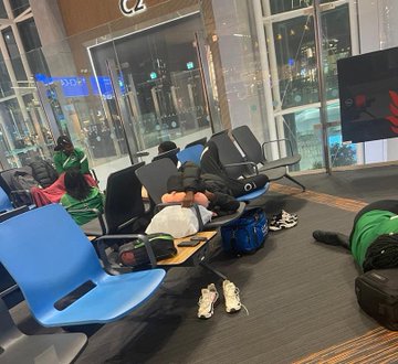 U20 WWC: Nigeria's Falconets sleep on floor, chairs at Turkish airport  after elimination - MyJoyOnline.com