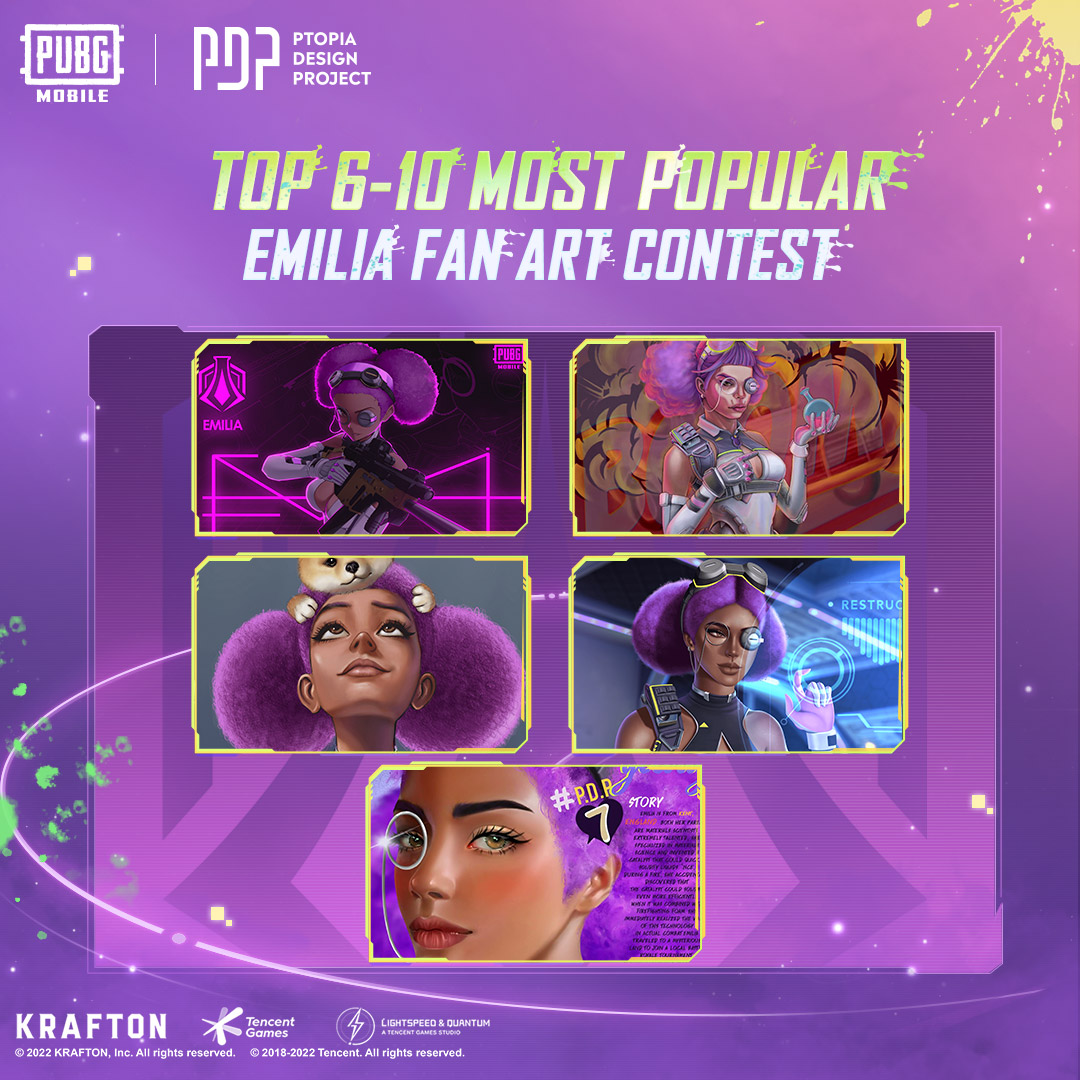 Here are your winners of Emilia Fan Art Contest!🏆Congratulations on their success in standing out!👑

Thank you everyone and stay tuned for next fan art contest coming soon!

Download PUBG MOBILE: 🔗pubgmobile.live/AncientSecret2

#PUBGMOBILE 
#pubgmpdp 
#PUBGMCREATIVE 
#PUBGMFANART