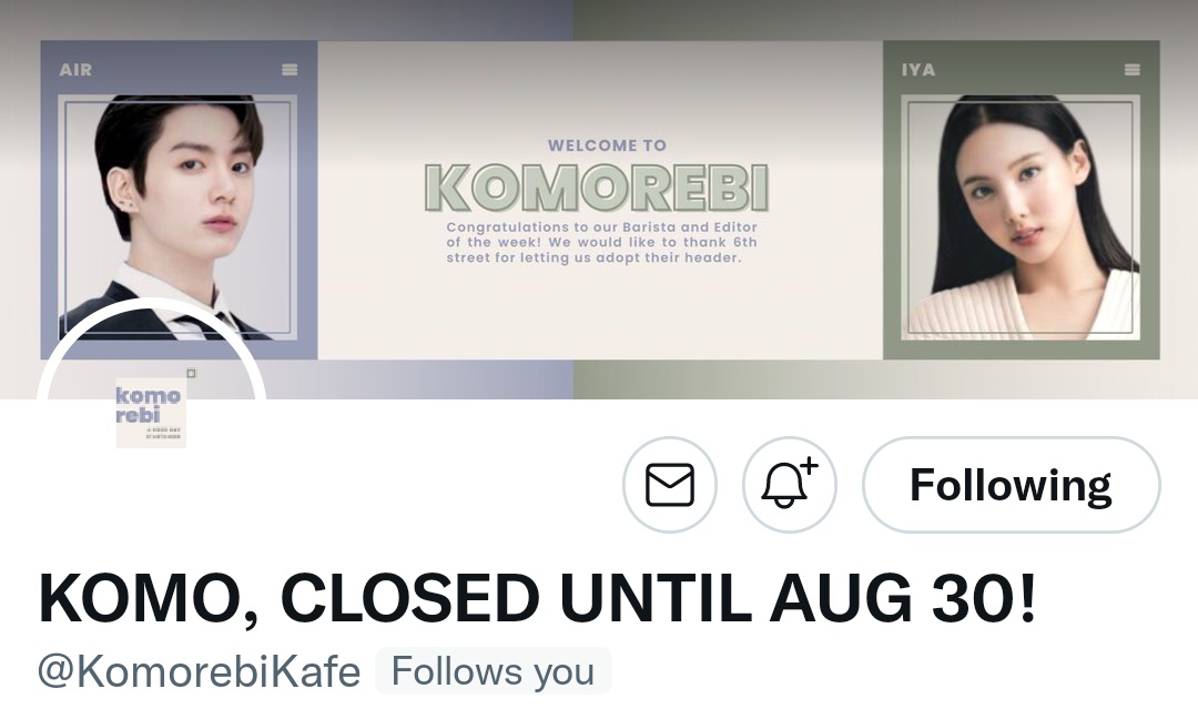 now ko lang nakita but YEHEY 22 cb sa header ng komo 🫶🏻
