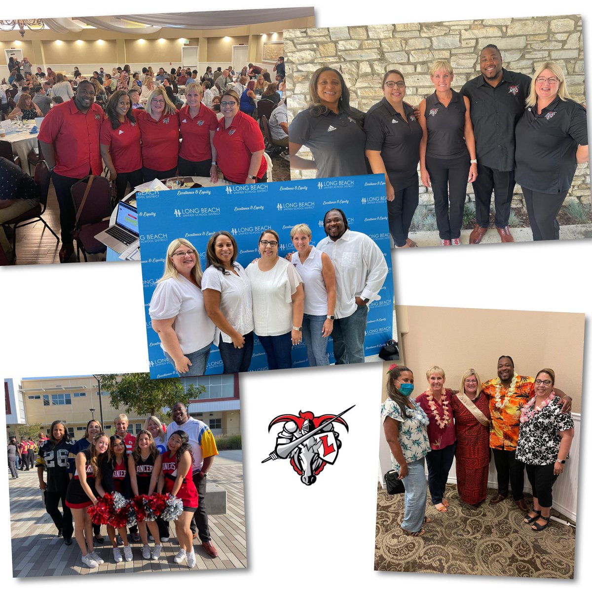 Lloyd_Wilson79's tweet photo. Excited to kickoff the school year with this team and everyone else @Lancers_LBUSD. We’ve bonded, planned together, and even dressed alike here and there 🤣. #proudtobeLBUSD #lancernation https://t.co/ovmn7gzLKX