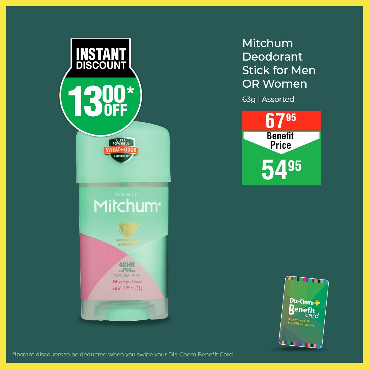 Dischem's tweet photo. What are Month-end deals without savings?! Enjoy Instant Discounts on all your body care essentials. Offer exclusive to Dis-Chem Benefit Card holders. Not signed up yet? Sign up here. #MonthEndDeals #DisChemInstantDiscounts #BodyCareEssentials #DisChemSavings