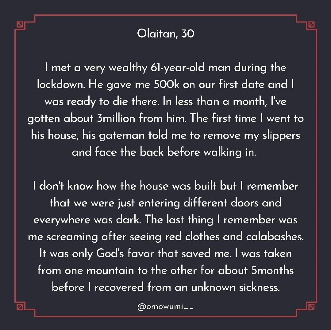Ryx_8k's tweet photo. -Ladies share their worst Shuga Daddy experiences. Worth reading. 
Read thread and share ✨️. https://t.co/hedhpFGOt0