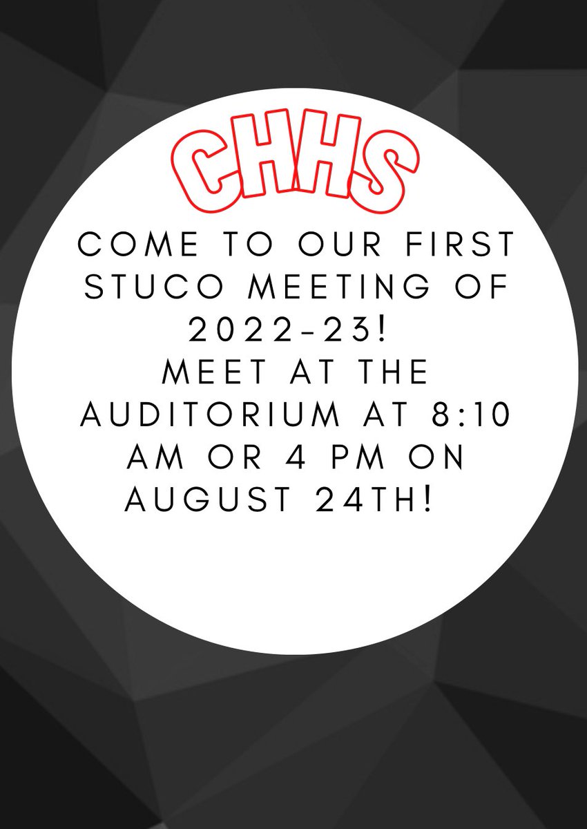 Cant wait to see you there panthers!! 🐾 #studentcouncil :)